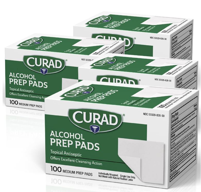 Alcohol Prep Pads (400 pads)