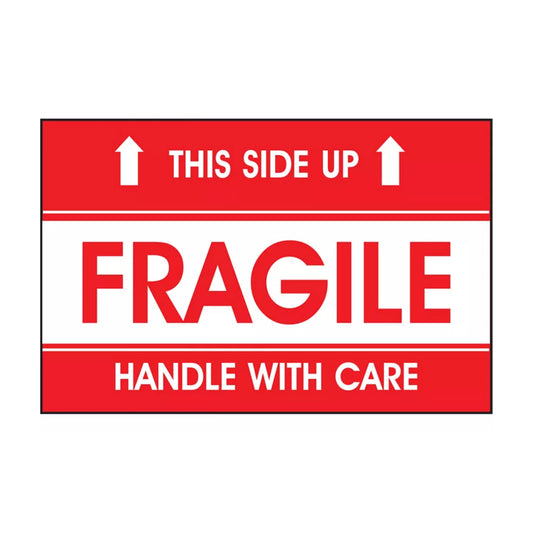 "This Side Up/Fragile/Handle with Care" Labels