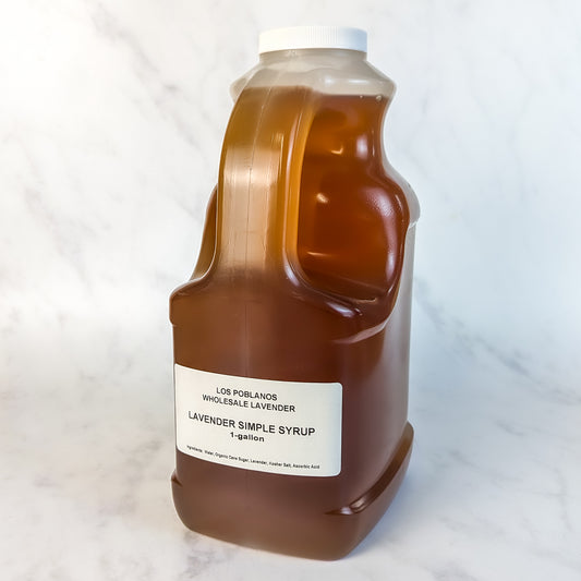 Lavender Simple Syrup - Gallon (128 oz)