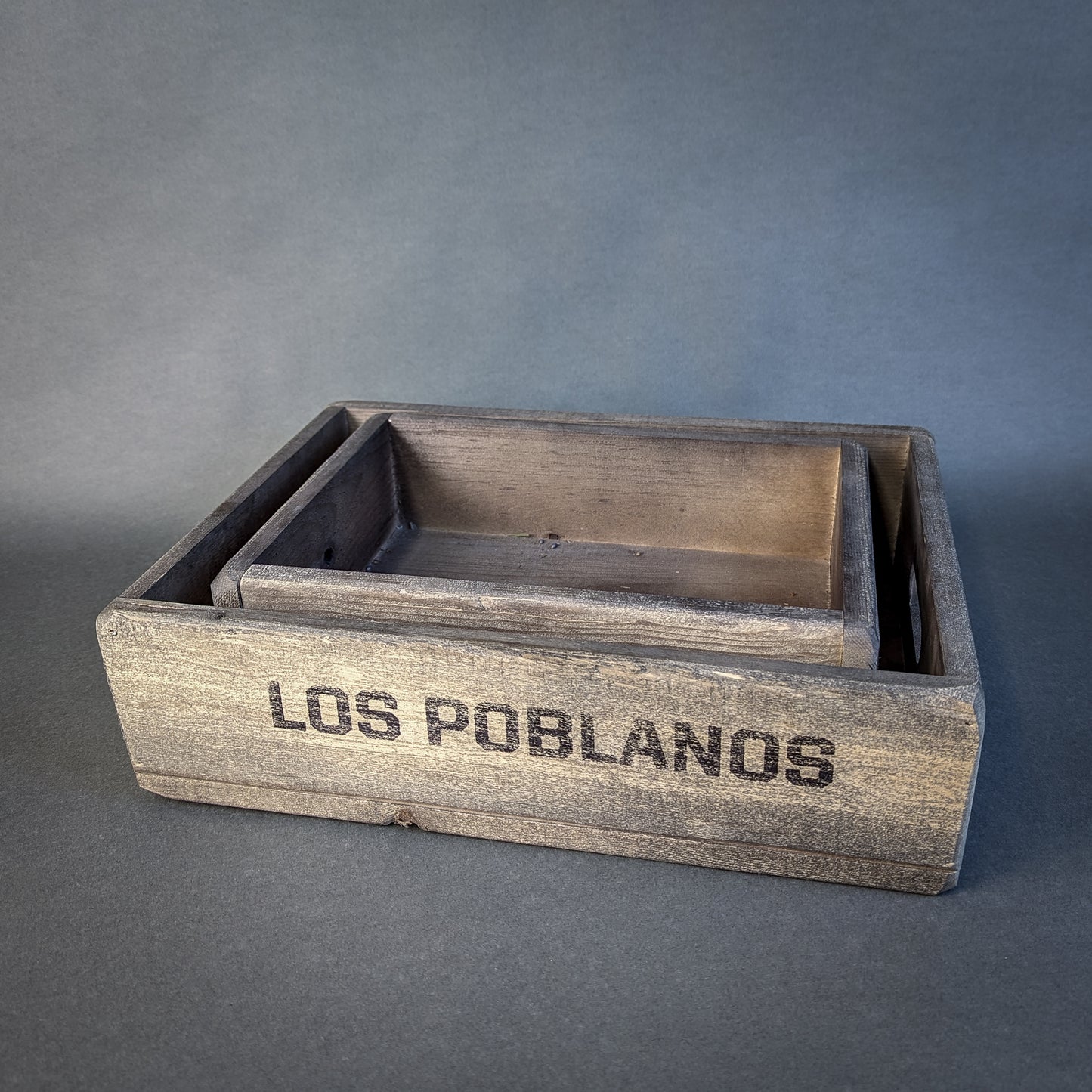 LP Stamped Wooden Crate