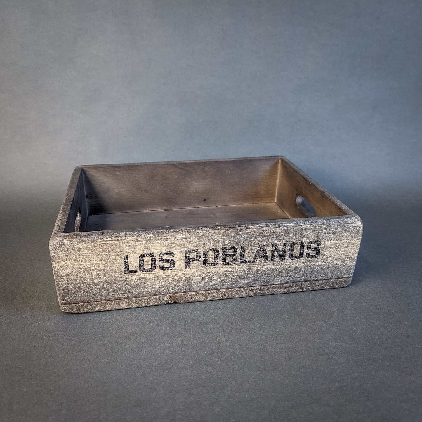 LP Stamped Wooden Crate