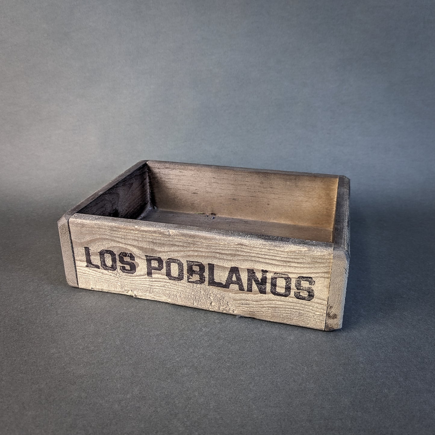 LP Stamped Wooden Crate