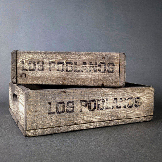 LP Stamped Wooden Crate