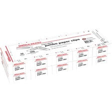 Office Depot Paper Clips - Jumbo, Silver - Nonskid Finish