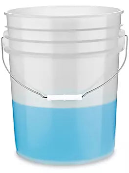 Plastic Pail - 5 Gallon- Natural