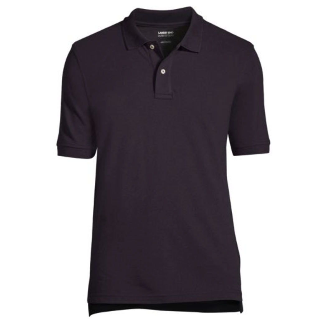 Cotton Mesh Polo Shirt - Short Sleeve  - Mens Cut - Branded T-Shirt