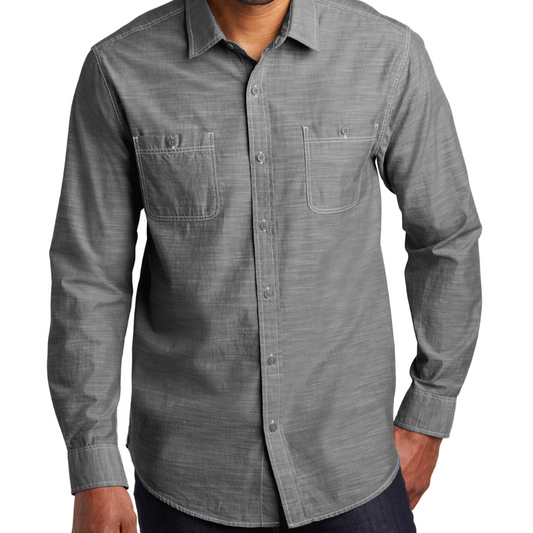 Chambray Grey Shirt - Male Cut