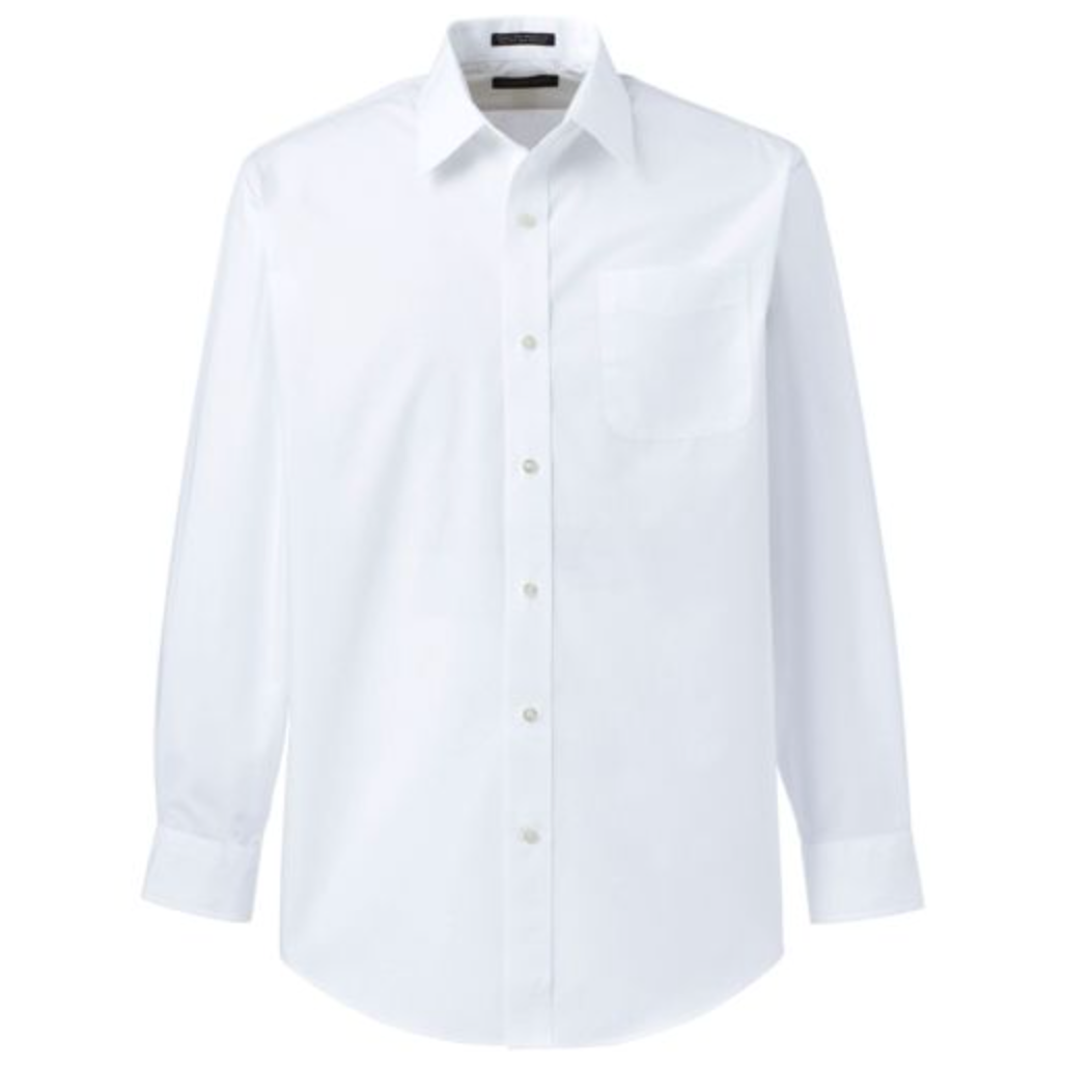 Broadcloth Shirt - Long Sleeve  - Mens Cut