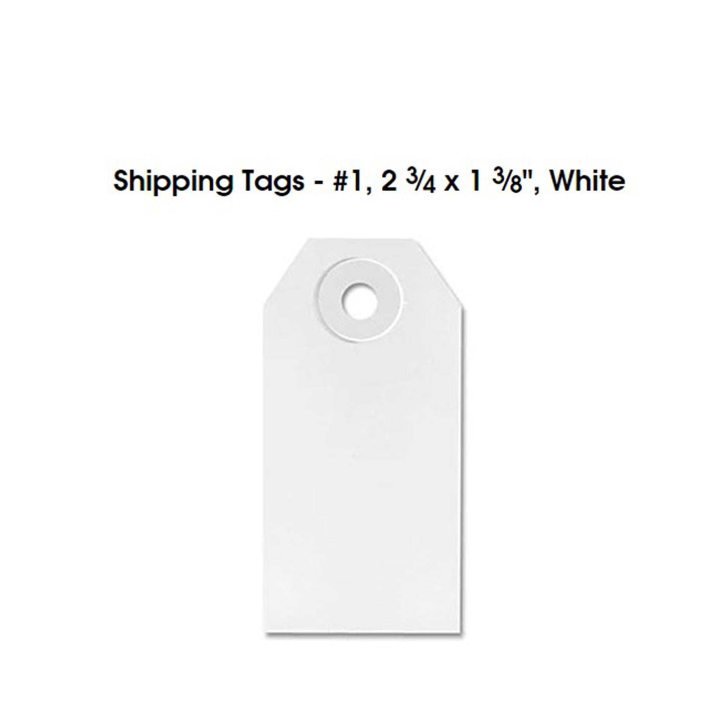 Shipping Tags - White