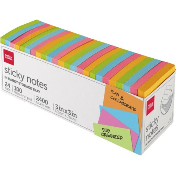 3 x 3 Sticky Notes - 24 pack