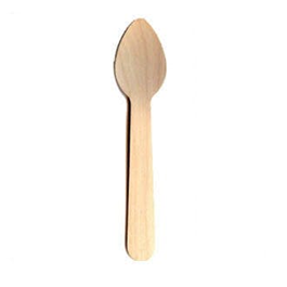 Wooden Tasting/Tester Spoons - 4.25"