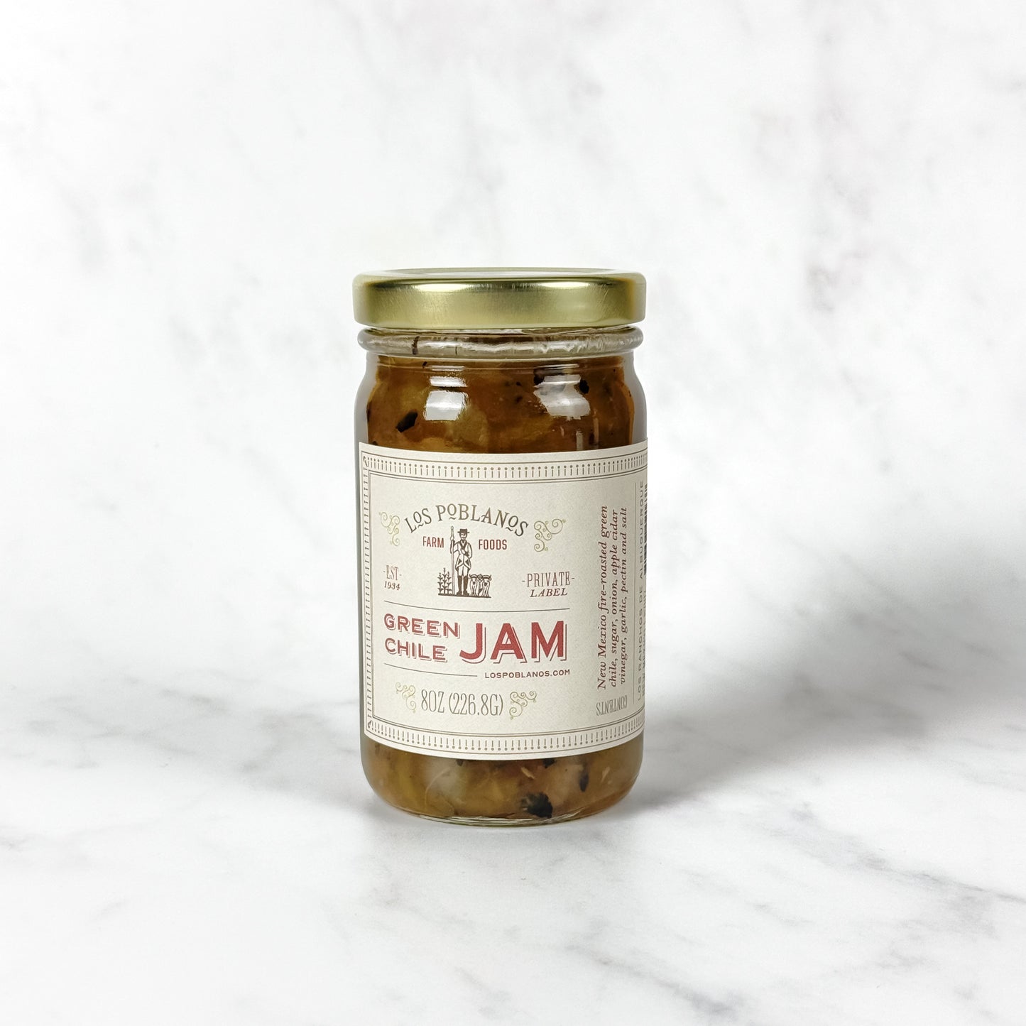 Green Chile Jam - 8 oz - Case Pack